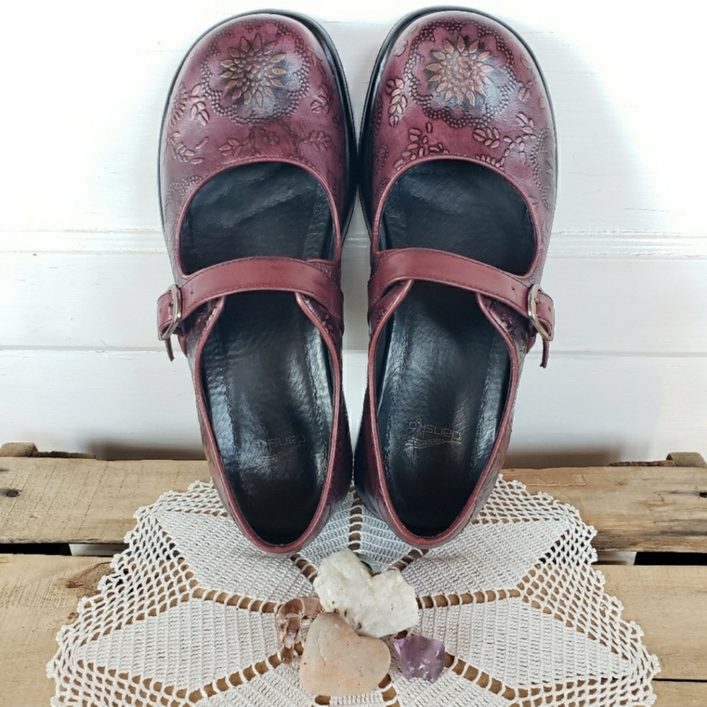 🌸Reserved for Cilia🌸Mulberry Dansko Platform Mary Jane Buckle Boho Cottage 38 - Picture 10 of 14
